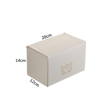 Tissue Box Holder Bathroom Wall Mounted Tissue Cartridge Paper Towel Dispenser Home Toilet Paper Holder Kitchen Napkin Holder A1