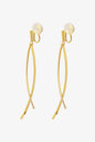 18K Gold Plated Clip-On Earrings