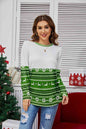 Printed Round Neck Long Sleeve T-Shirt