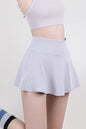 High Waist Pleated Active Skirt