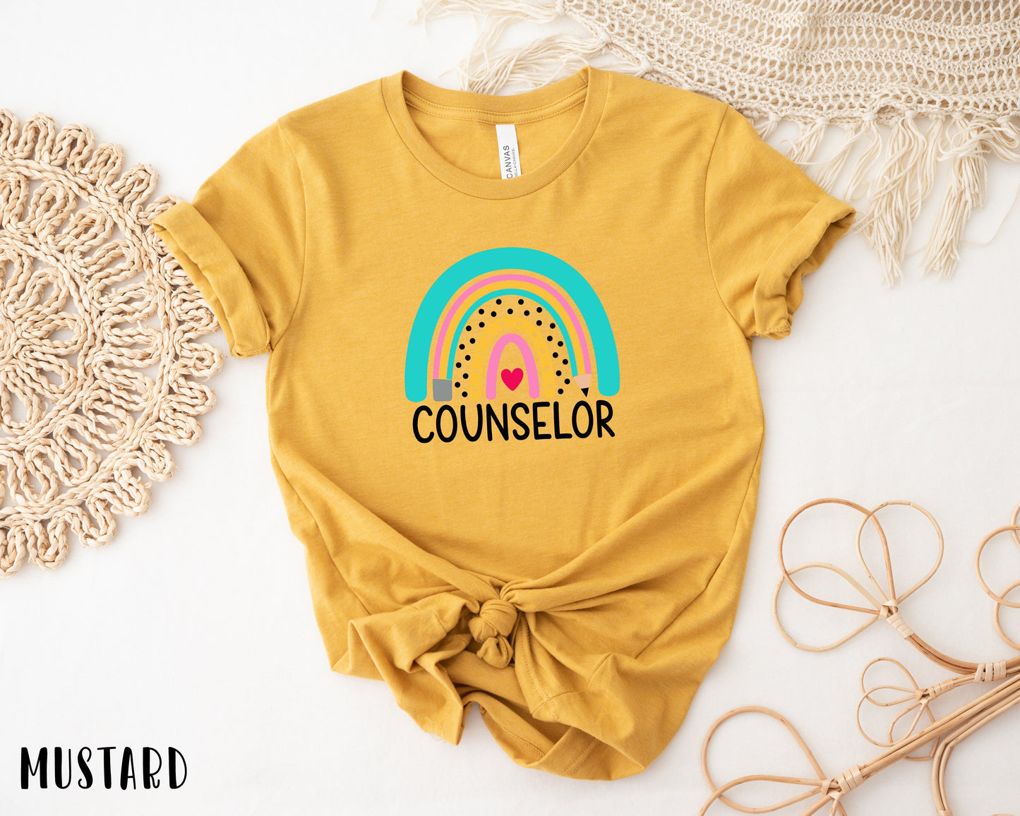 Rainbow Counselor Shirt, Counselor Shirt