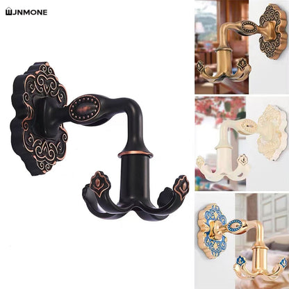 360 Degree Rotated Coat Hook Kitchen Hooks 4 Hooks Home Wall Door Key Hook Clothes Robe Hook Hanging Rack Bathroom Towel Hooks