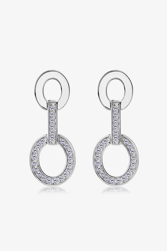 Moissanite 925 Sterling Silver Earrings