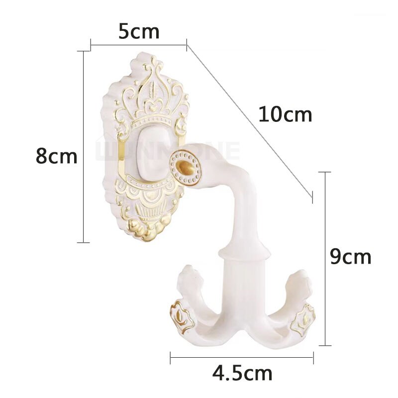 360 Degree Rotated Coat Hook Kitchen Hooks 4 Hooks Home Wall Door Key Hook Clothes Robe Hook Hanging Rack Bathroom Towel Hooks