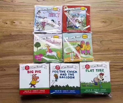 84 books 7 sets I Can Read series Phonics natural spelling picture English Book Children kids pocket story book Age 0-6