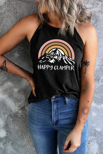 Happy Glamper Graphic Tank