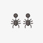 Spider Rhinestone Alloy Earrings