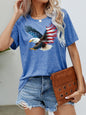 US Flag Eagle Graphic Tee