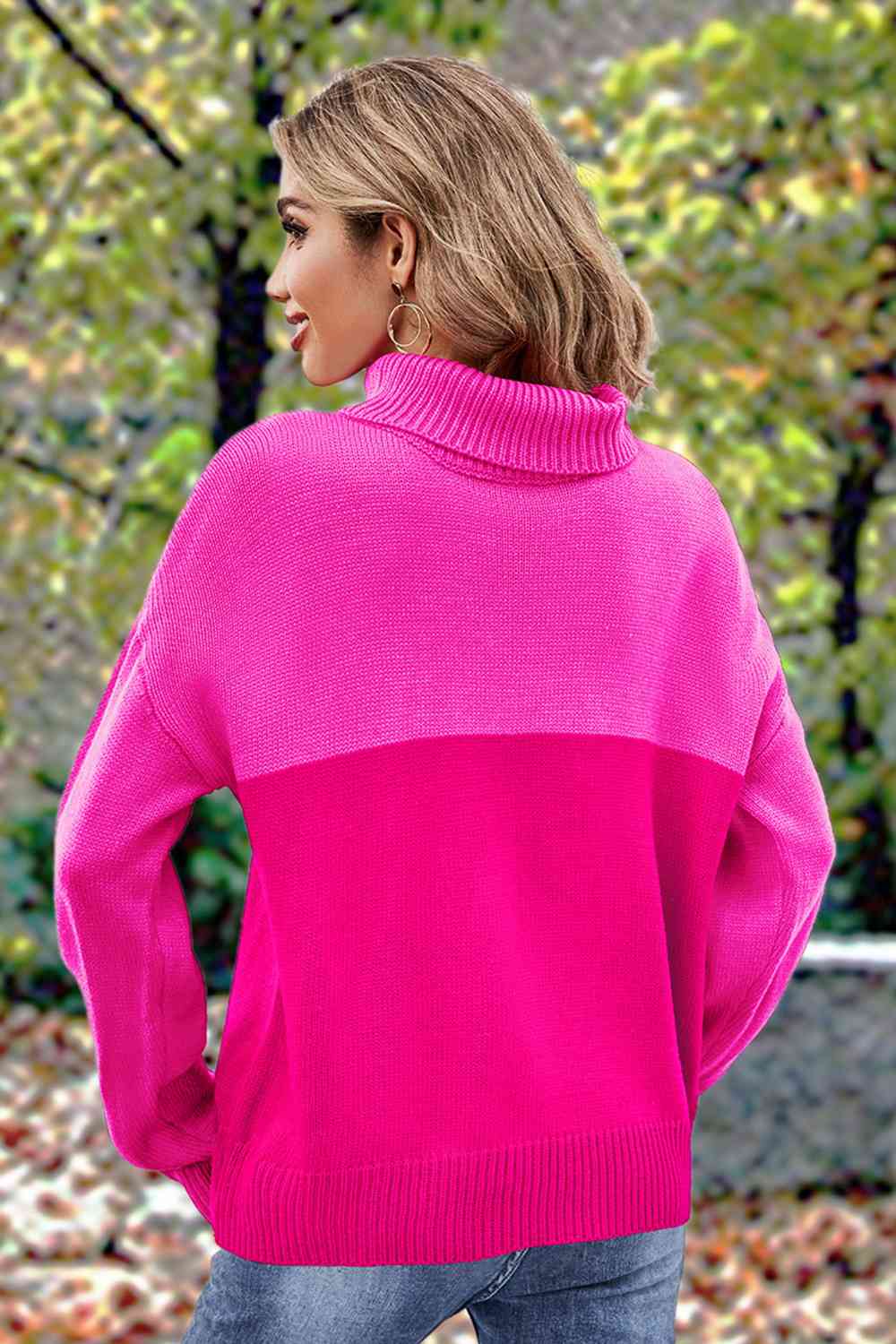 Turtleneck Long Sleeve Sweater