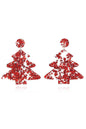 Christmas Tree Acrylic Earrings