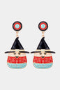 Witch's Hat Shape Synthetic Pearl Dangle Earrings