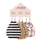 Halloween PU Teardrop Earrings Set
