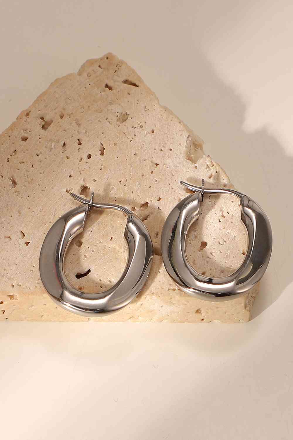 Oval Hoop Earrings