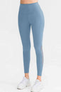 Wide Waistband Slim Fit Long Sports Pants