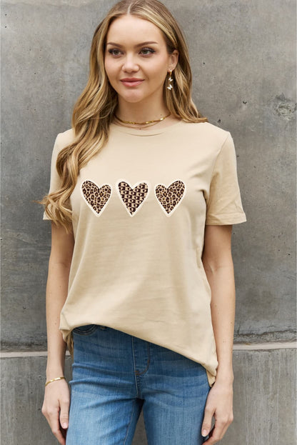 Simply Love Full Size Heart Graphic Cotton Tee