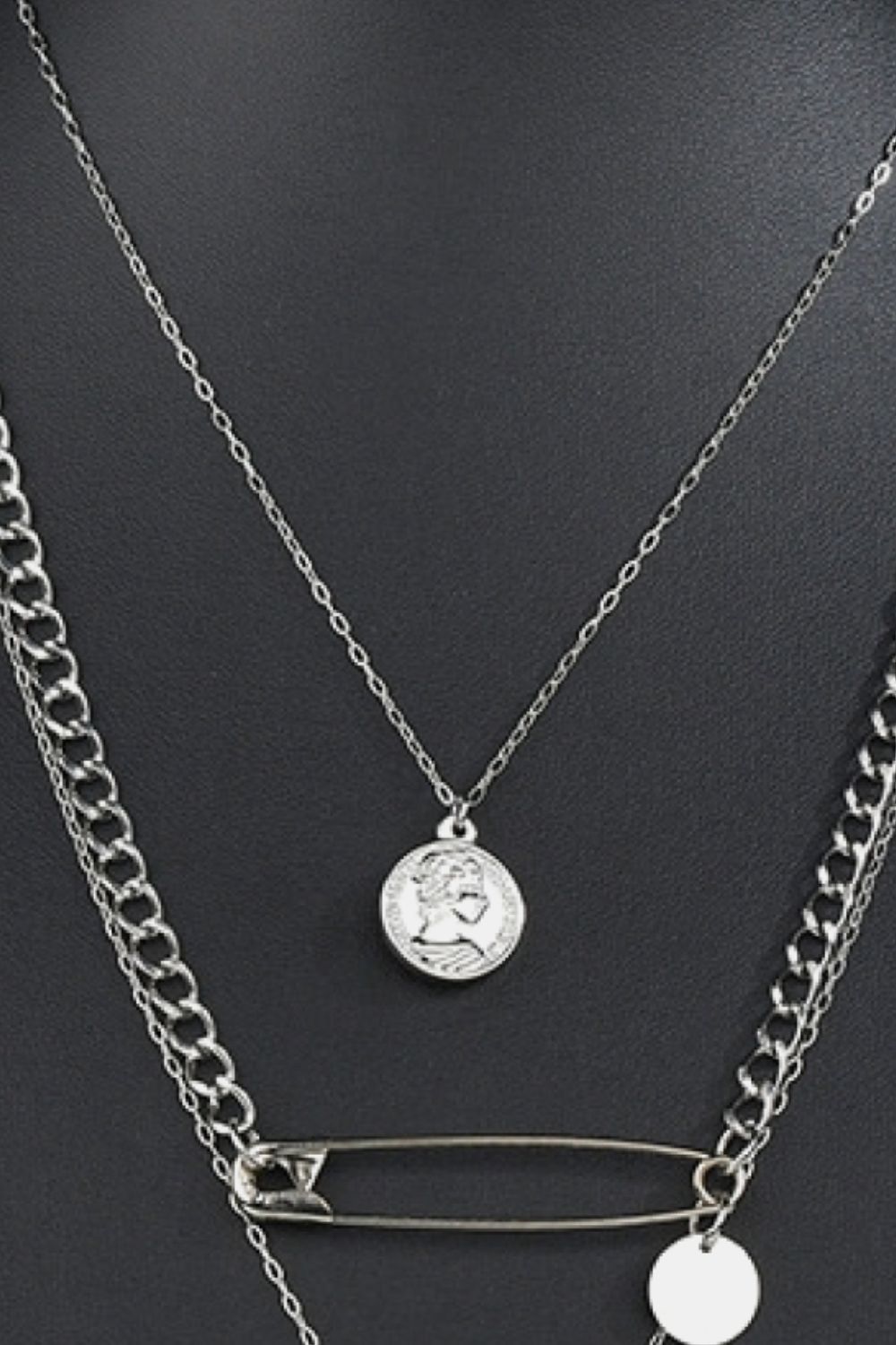 Minimalist Design Antique Coins Necklace