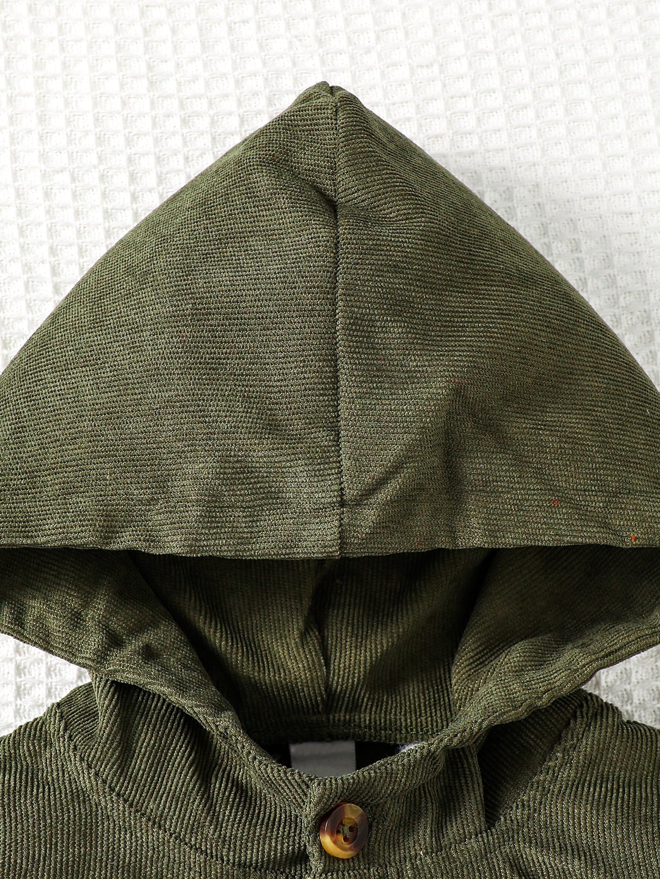 Buttoned Hoodie with Pockets