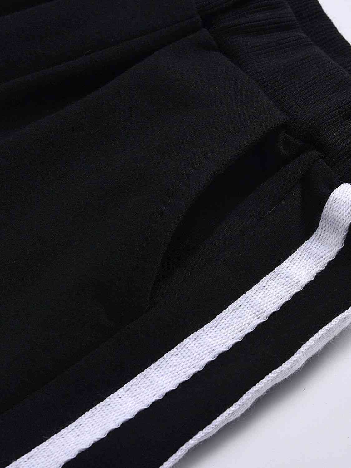 Kids Side Stripe Contrast Joggers