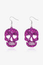 Acrylic Skull Drop Earrings