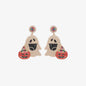 Ghost Rhinestone Alloy Earrings