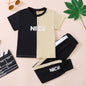 NICE Contrast Tee and Pants Set