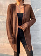 Open Front Long Sleeve Cardigan